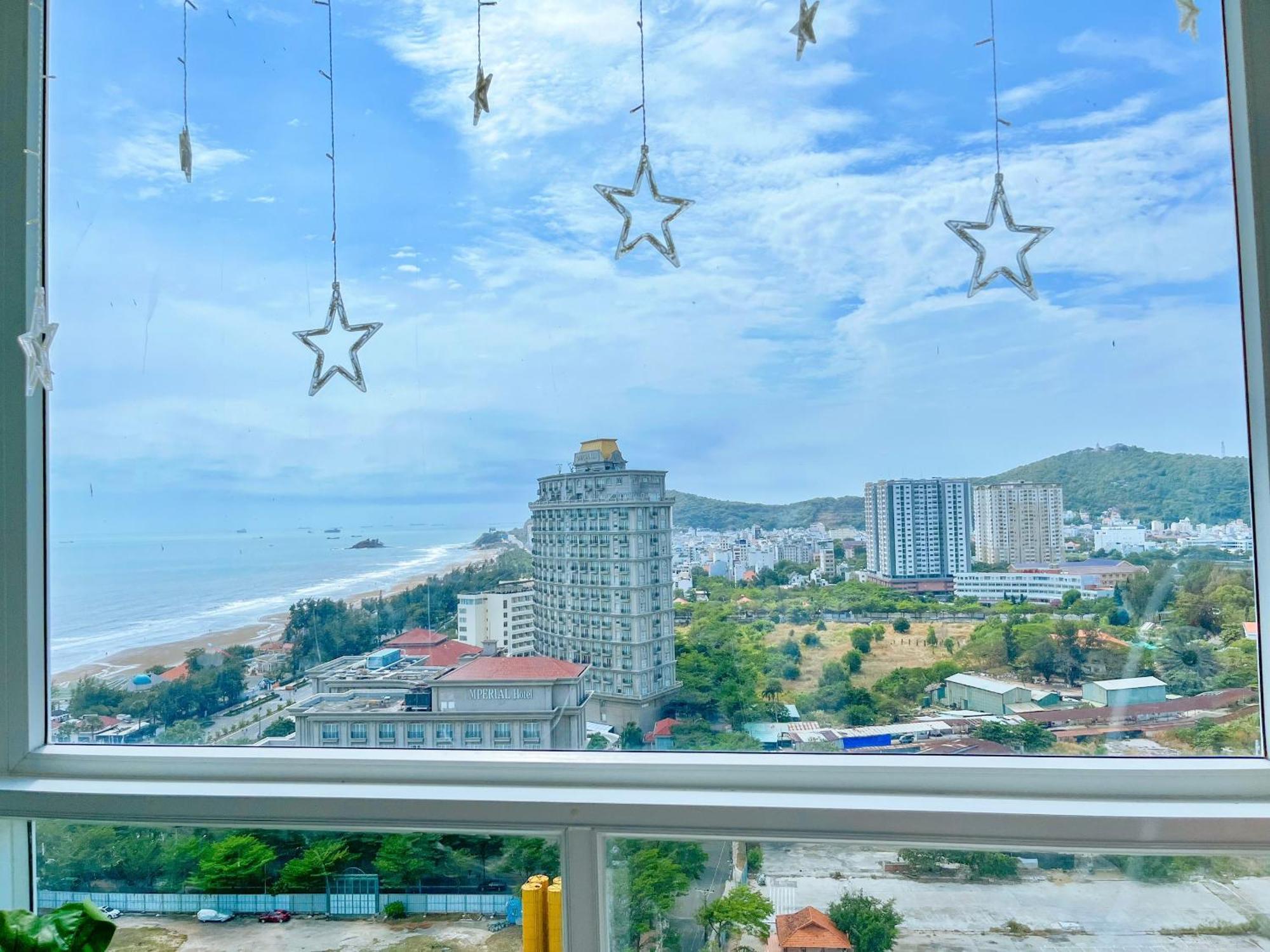 Can Ho Oasky,3 Phong View Dep Nhin Ra Bien,Nui Va Ho Bau Sen Vung Tau Exterior foto
