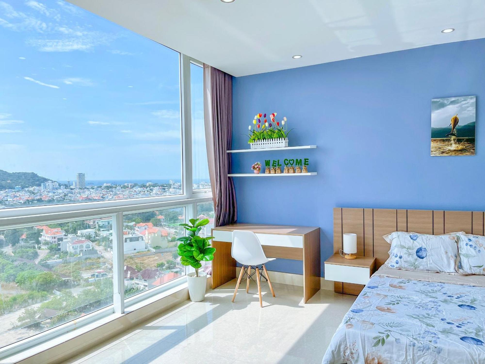Can Ho Oasky,3 Phong View Dep Nhin Ra Bien,Nui Va Ho Bau Sen Vung Tau Exterior foto